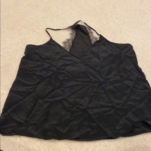 BCBG Black Lace Top